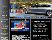 Tablet Screenshot of elitetransmissions.net